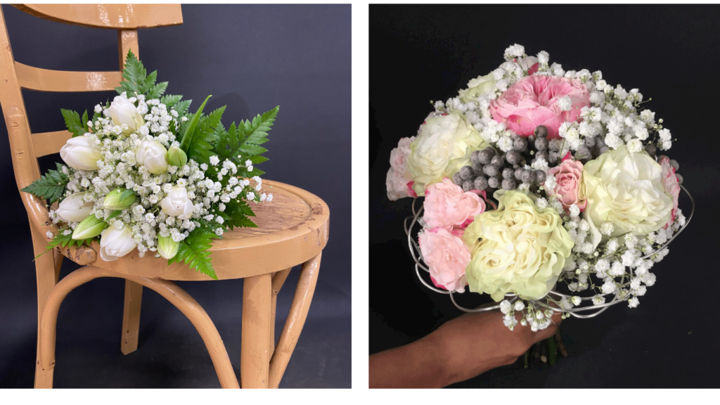 Ramos de novia con tulipanes o rosas ramo-novia-bodas-elegantes-decoración-boda