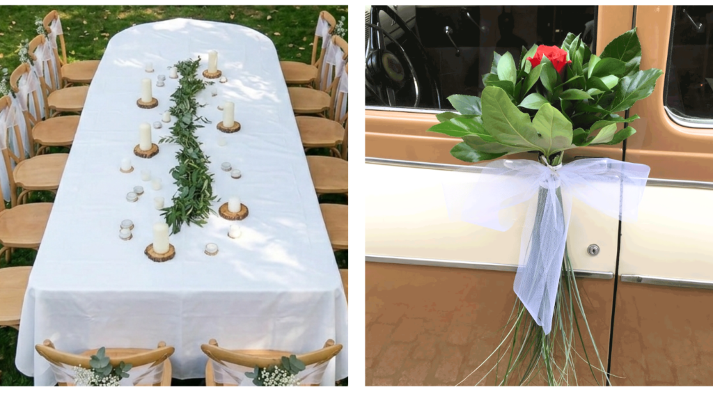 Mesa de boda decoración floral ramo-novia-bodas-elegantes-decoración-boda